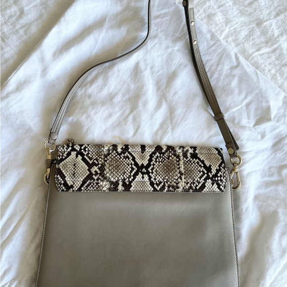 Chloe Faye Shoulder Bag Calfskin with Python Pattern Limited Edition - Picture 7 of 12